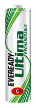 Eveready rechargeable battery